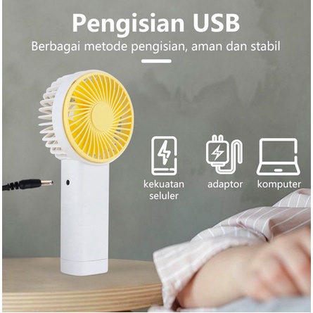 KIPAS ANGIN MINI GENGGAM CUTE / KIPAS LIPAT PORTABLE / MINI FAN LUCU MUNGIL