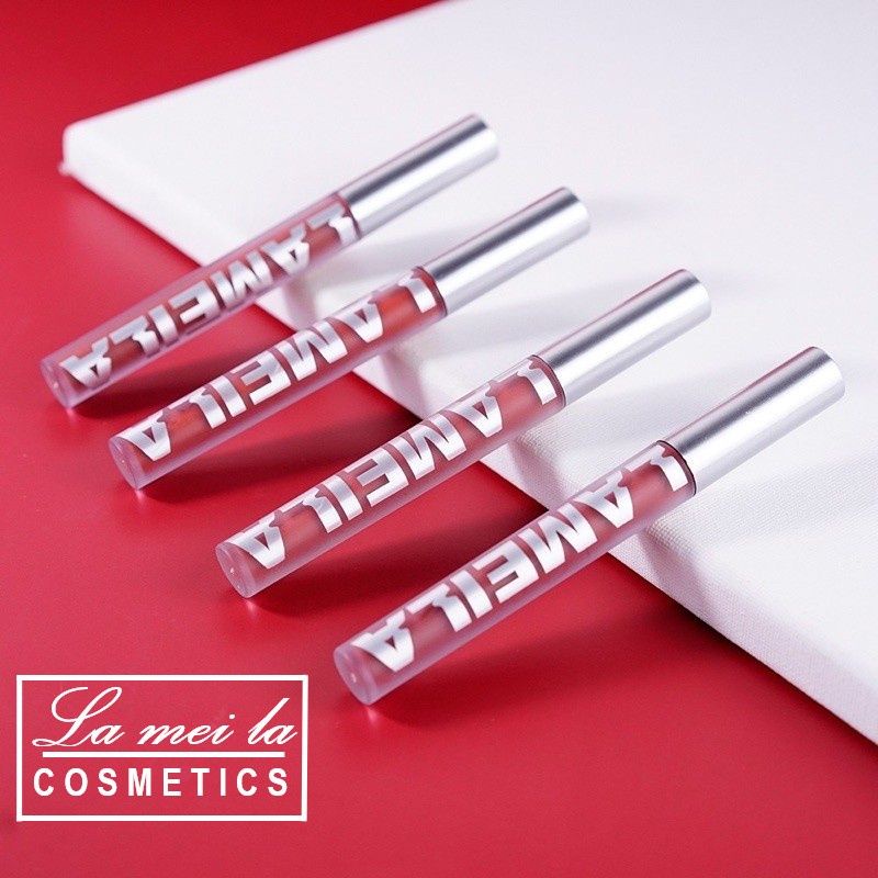 LAMEILA Matte Lipstick Liquid Korean Lipstik Lip Glaze Korean Lip Cream Lip Gloss