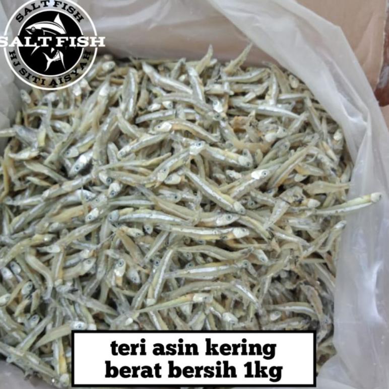 

Buruan Beli.. ikan asin teri asin kering/ teri bulet: 1kg best seler 50