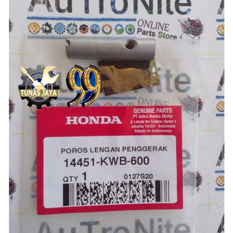 14451 KWB 600 As Shaft In Ex Rocker Arm Ori Honda Blade Revo 110 Top