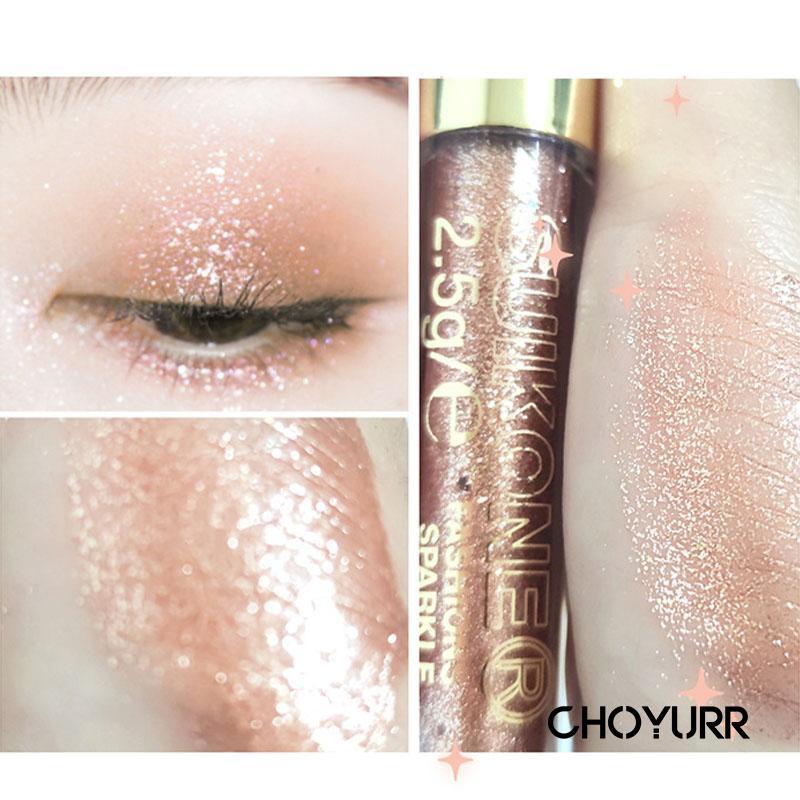 【COD】MakeUp Eyeshadow Liquid Waterproof Pearlescent Wet Sheet Shiny Lying Silkworm Liquid Eyeshadow -CH