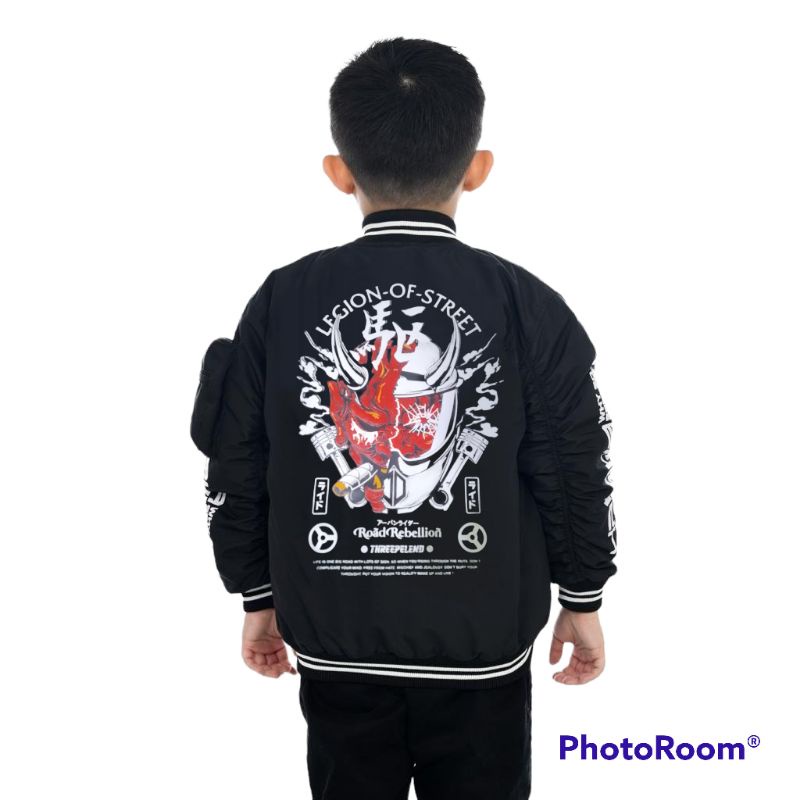 BEST seller/jaket bomber bolak balik/ bisbol anak laki-laki/perempuan/jaket terbaru/jaket keren 2023// jpang style street sunmori usia 2-12  tahun