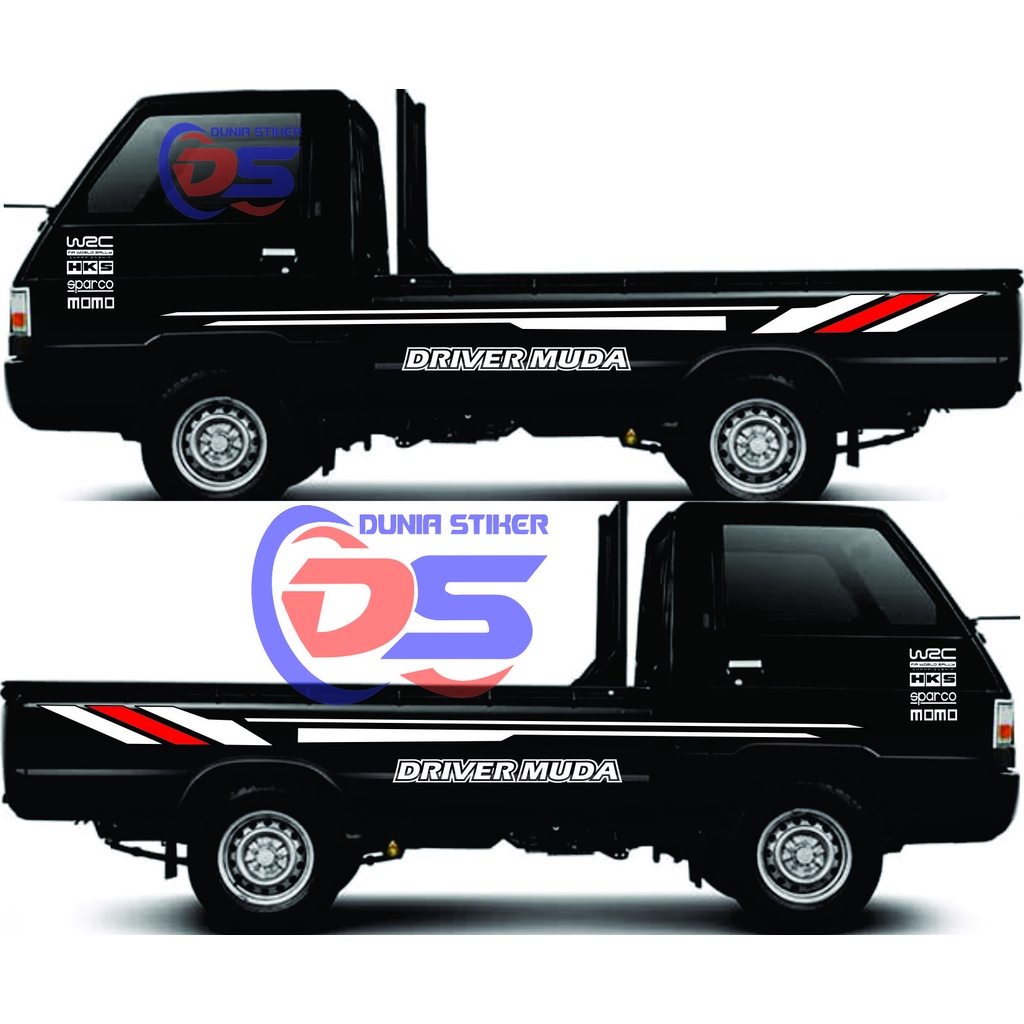 hidayah sticker Stiker Striping List Mobil L300 Stiker Mobil Pickup Driver Muda Stiker Mobil Pickup 