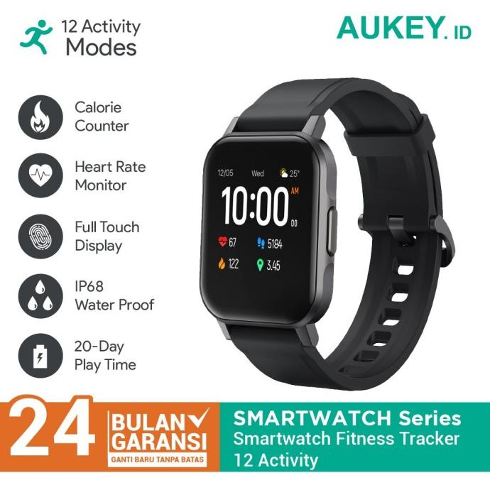 TERMURAH Smartwatch Aukey Fitnes Tracker 12 Activity - 500911 SMART WATCH PRIA/SMART WATCH WANITA/SMART WATCH ANAK