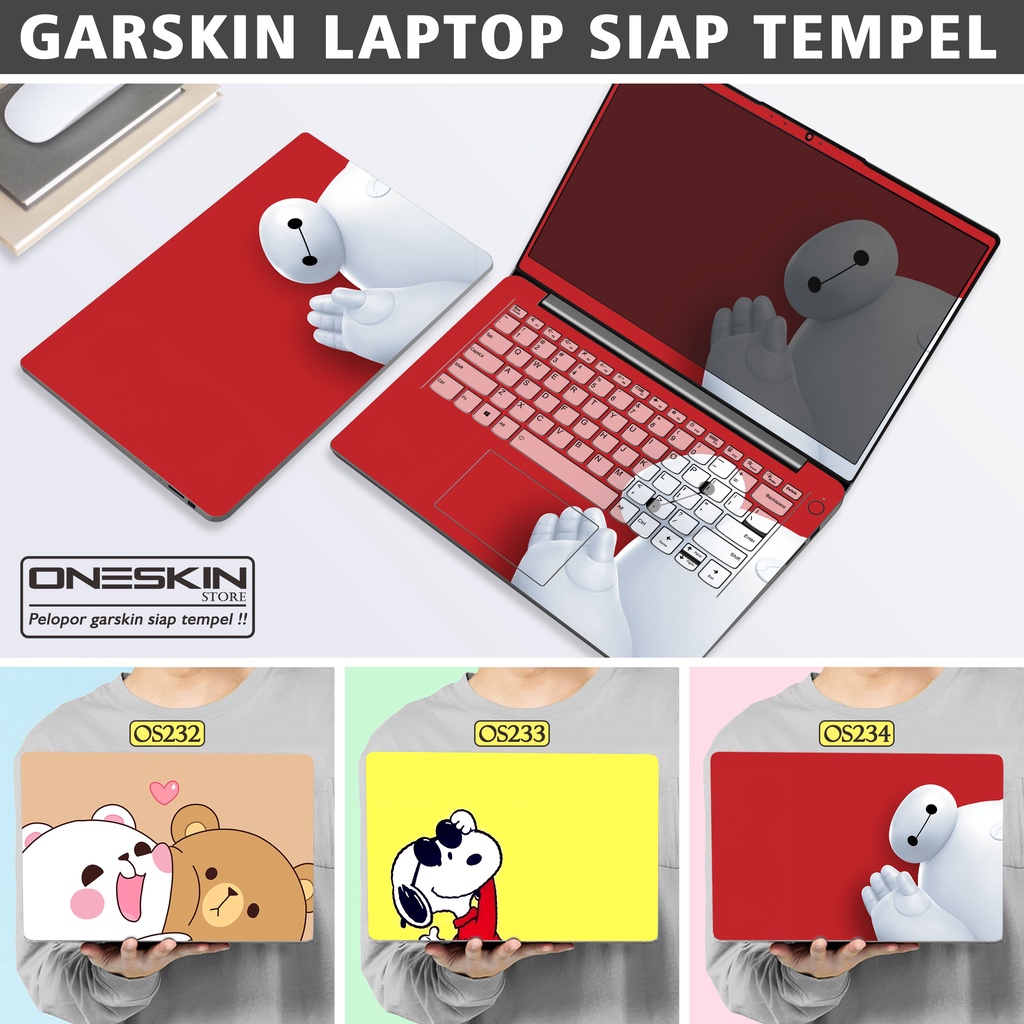 Garskin Sticker Laptop Protector Macbook Full Body Bottom Bezel Palmrest Skin Cartoon Bears