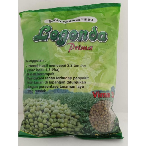 Benih kacang hijau Legenda Prima 1kg varietas vima 3