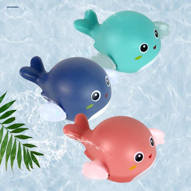 Mainan Mandi Bayi - Mainan Mandi Anak Bentuk Dolphin Lucu Berenang Di Kolam Renang - Mainan Mandi Lumba - Lumba - Bath Toy Baby