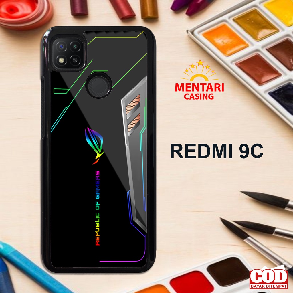 Case REDMI 9C CASING REDMI 9C [ ROG ] Mentari casing case killau case custom case silikon case aesth