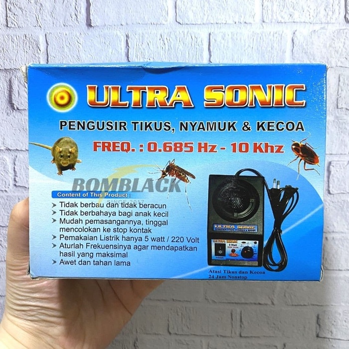 Alat Suara Pengusir Tikus Nyamuk Kecoa Serangga Perangkap ULTRASONIC