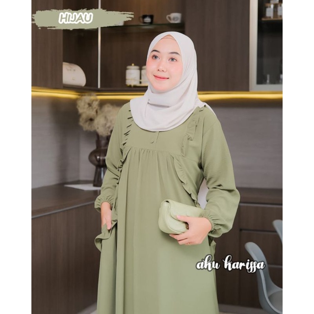 AIRA DRESS ORI BY AKU KARISSA // DRESS POLO LINEN // DRESS UMBRELLA // GAMIS FASHION MUSLIMAH