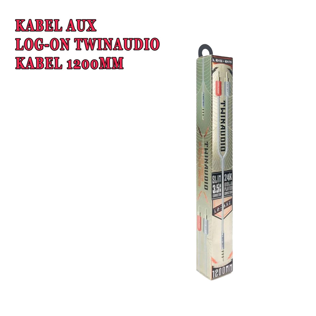 Log-on* Twin Audio* Kabel AUX* Kabel 1200mm