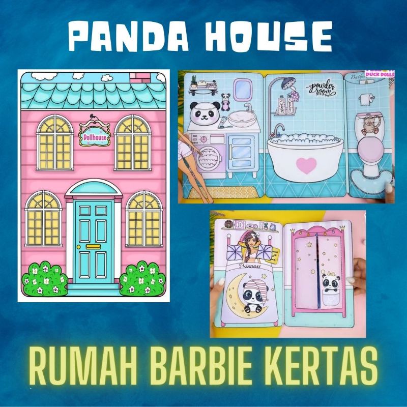 PAPER DOLL BONEKA KERTAS BUKU BONGKAR PASANG MAINAN BONGKAR PASANG BUKU SIBUK BUSY BOOK MAINAN ANAK 