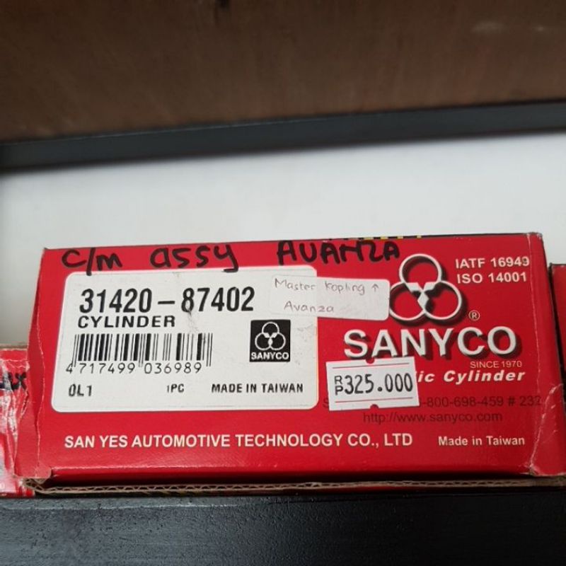 master kopling atas avanza sanyco