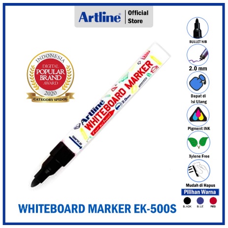 

Artline Spidol Whiteboard Marker EK-500S Hitam
