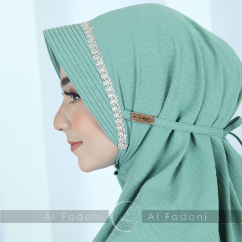 Hijab Bergo Maryam Cringkel Air Flow Renda