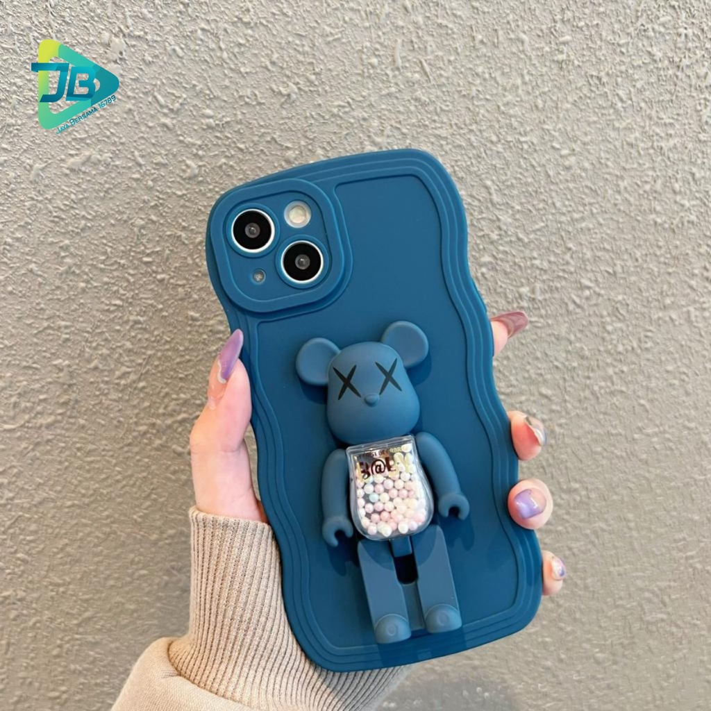 BK SOFTCASE SILIKON WAVE WAVY GELOMBANG WARNA STAND 3D KARAKTER FOR REALME C1 C2 3 5 5I 5S 8 8I 9 PRO PLUS 4G 10 C11 C12 C25 C15 C17 7I C20 C21Y C25Y C30 C31 C33 C35 NARZO 50I 50A PRIME V23 5G JB6597