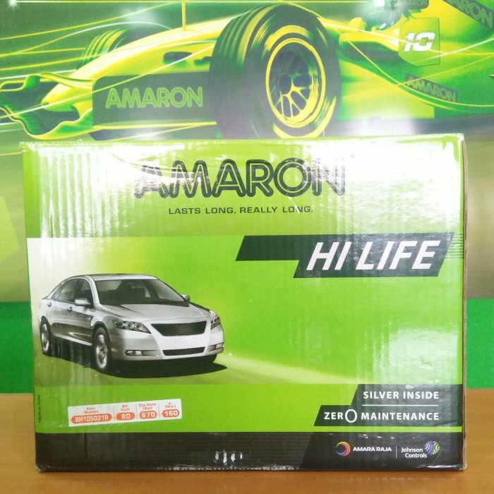 ACCU AMARON HI LIFE 105D31R / N70. 12V - 80AH
