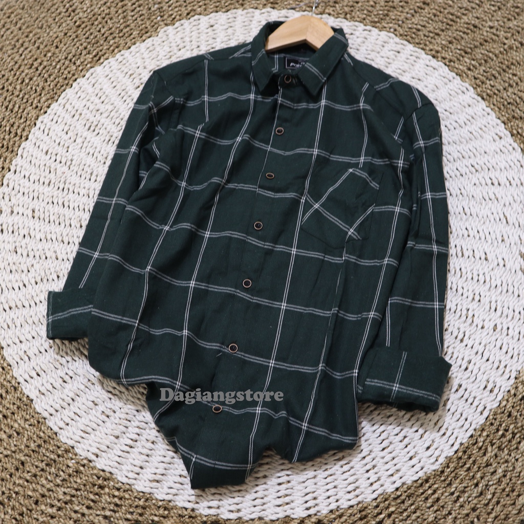 BAJU KEMEJA PRIA LENGAN PANJANG KEMEJA CASUAL FLANEL PRIA