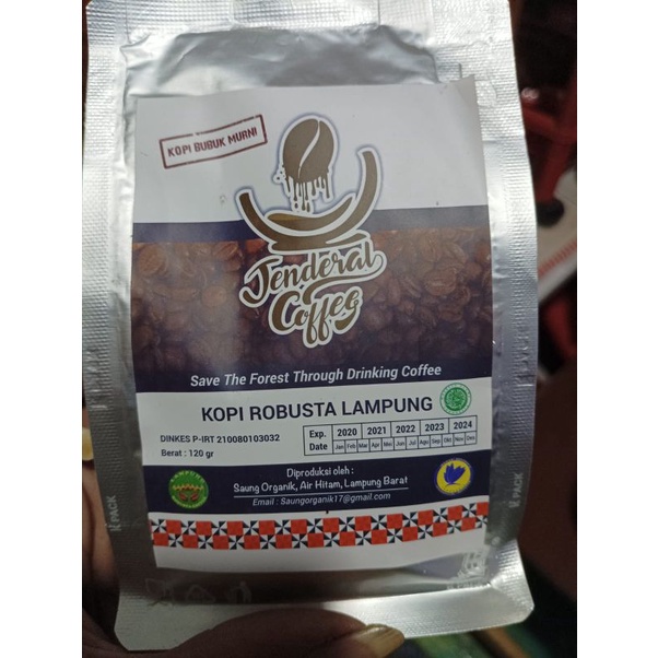 

KOPI JENDERAL ORGANIK (120g)