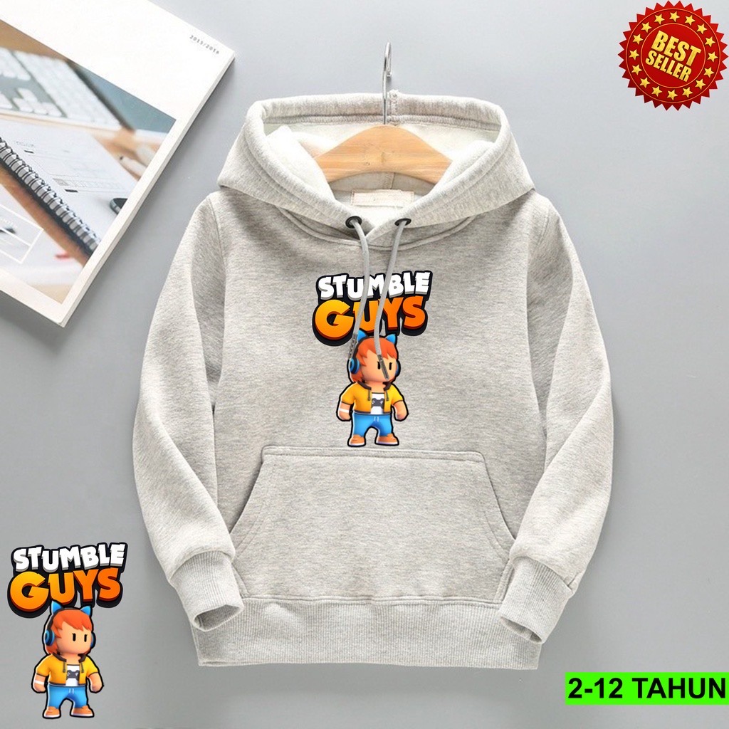 Jumper Hoodie Anak  STUMBLE GAS ALONE II Jaket Hoodie Anak Viral Bahan Fleece Sz M - XL ( Laki Laki &amp; Peremepuan )