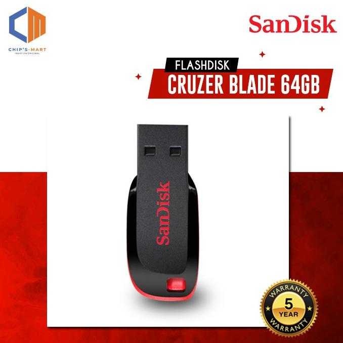 Sandisk Flashdisk 64Gb 100% Original Blade 64 Gb