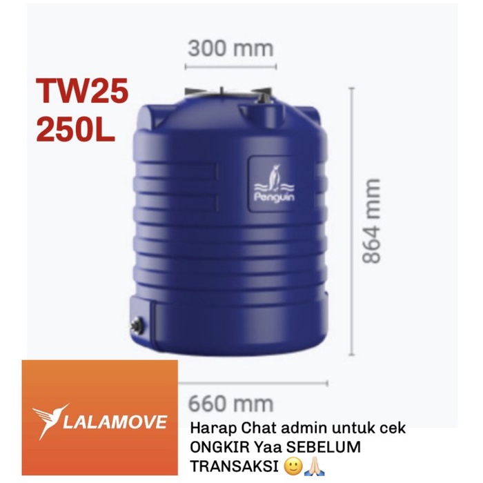 Toren Toren Air 500 / 1000 / 600 / 800 / 300 / 1500 Liter Penguin