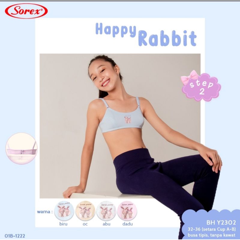 Bra Sorex Young Untuk Remaja Step  2 Y 2301 / Bh Y 2302 / Bh Y2303 / Bh Y2304 Motif