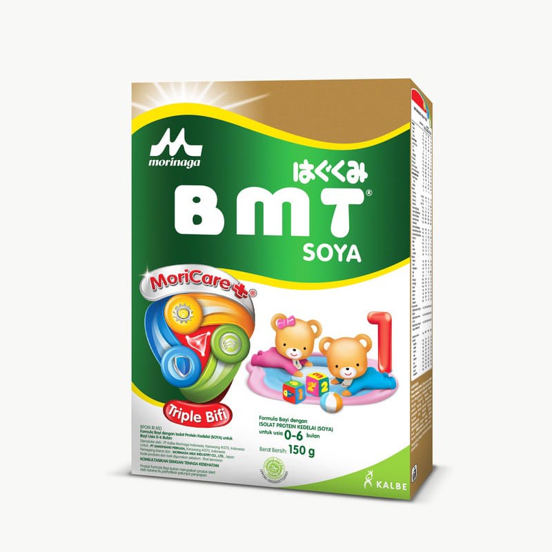 Morinaga BMT Soya Susu Formula Bayi 0-6 Bulan 150 Gram