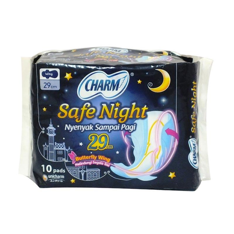 Charm Night 29cm isi 9 / pembalut charm / charm malam / pembalut malam