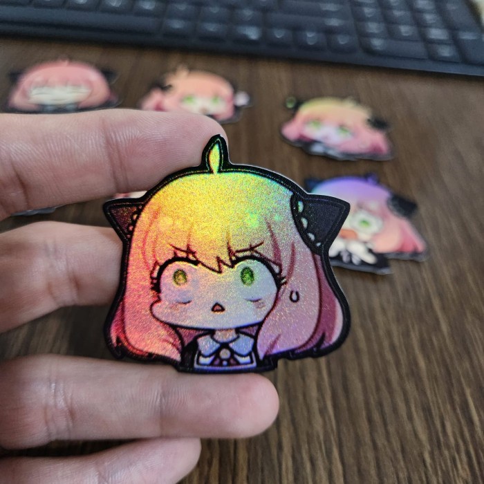 

Sticker Hologram Anime - PSH1354 - Spy x Family - Anya