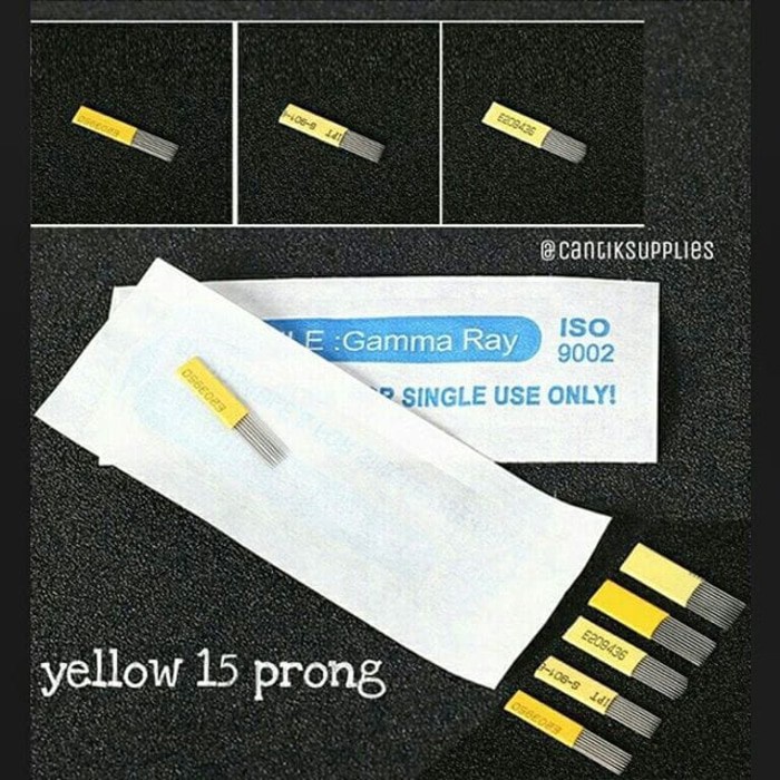 JARUM SULAM DOUBLE  Sulam alis brow embroidery