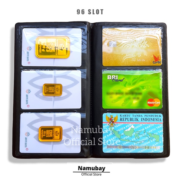 ALBUM KARTU NAMA TEBAL/ NAME CARD HOLDER / ALBUM LOGAM MULIA / DOMPET ATM / ALBUM ATM / TEMPAT KARTU NAMA / ALBUM ANTAM / TEMPAT KARTU KARTU / DOMPET UNTUK KARTU / DOMPET MINI GOLD / DOMPET EMAS / DOMPET WANITA / DOMPET KARTU LOGAM