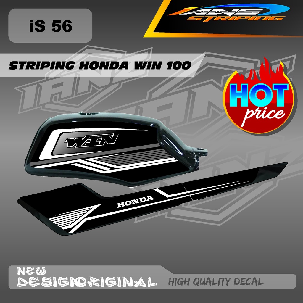 NEW STRIPING LIST TANGKI WIN100 CUSTOM DECAL HOLOGRAM / NON HOLOGRAM IS56