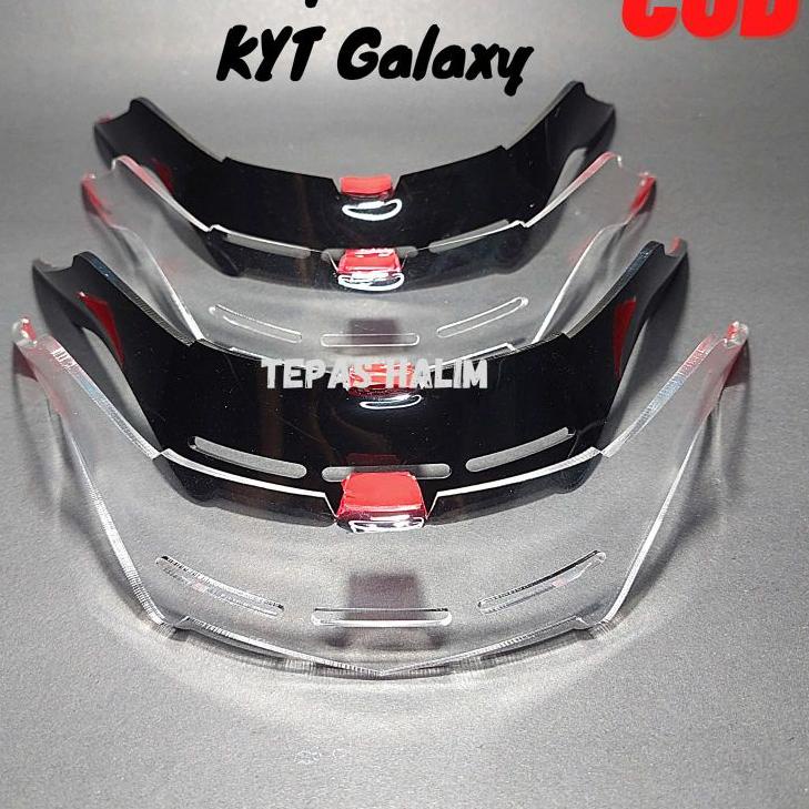 Spesial Hari Ini Spoiler Helm KYT GALAXY / GALAXY SLIDE / GALAXY FLAT R ALL SERIES | Spoiler Helm | 