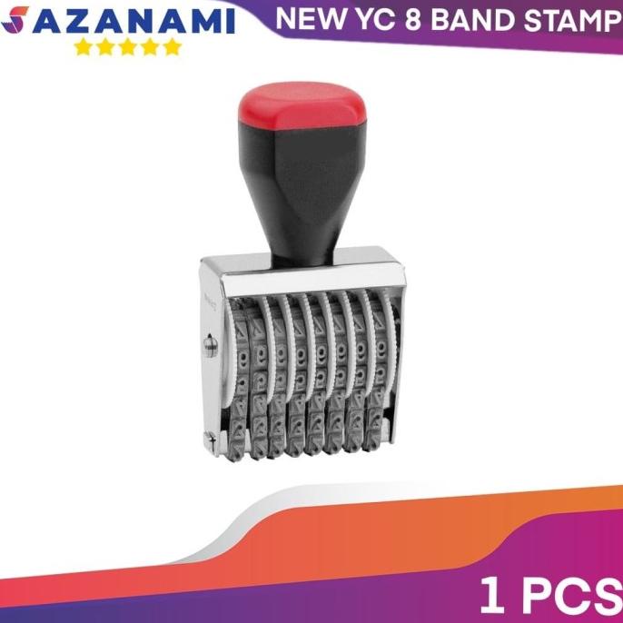 

8 BAND STEMPEL ANGKA NUMBER STAMP 8 DIGIT STAMPEL TANGGAL NEW YC 708