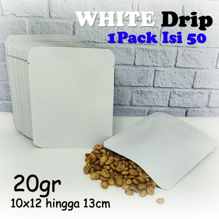

Terlaris ✨ - Kemasan Sachet For Drip Bag Coffee- White (1 PACK) 2.1.23