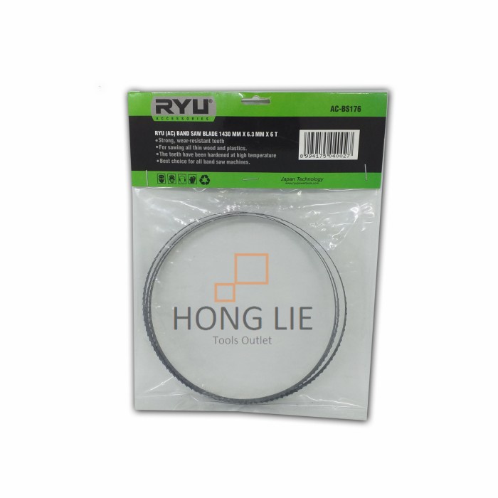 Bandsaw Ryu Mata Bandsaw Gergaji Potong Kayu 8" X 6.3Mm