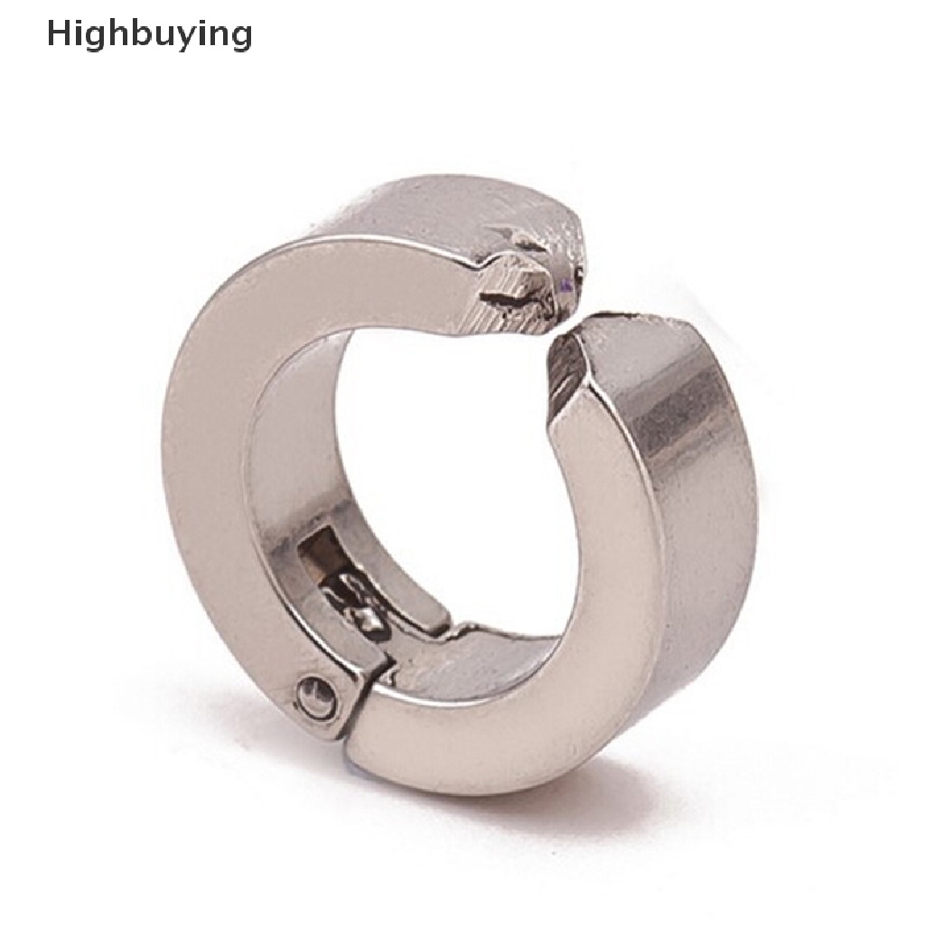 Hbid Man Klip Telinga Baja Titanium Tanpa Tindik EarsBuckle Wanita Anting Perhiasan Glory