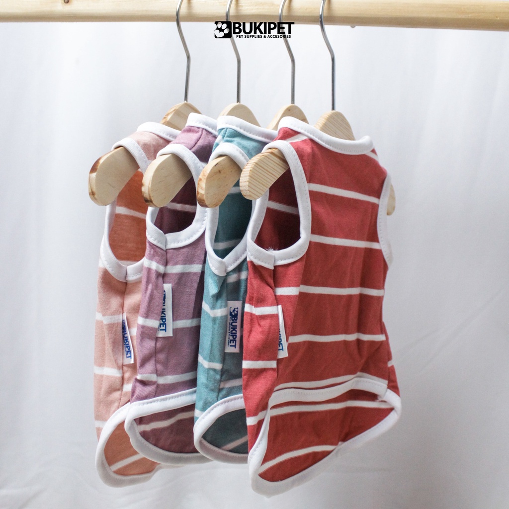 baju kucing anjing kelinci monyet lucu cowok cewek aksesoris hewan kecil   -BUKI TANK PASTEL