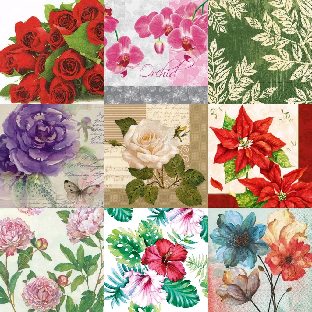 TISU NAPKIN DECOUPAGE EROPAH – Cocktail H