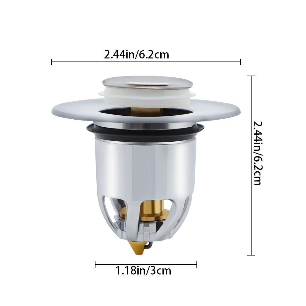 [Elegan] Sink Drain Copper Core 1Pcs Deodorant Dapur Kamar Mandi Bathtub Stopper Saringan Wastafel