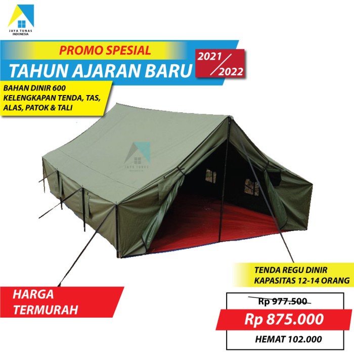 TENDA PRAMUKA / TENDA A / TENDA REGU PRAMUKA / TENDA KOMANDO