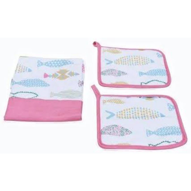 INFORMA SET APRON 3PCS - CELEMEK DAPUR