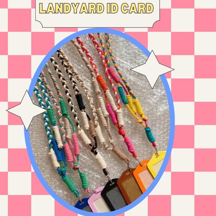 

オ Lanyard ID card Macrame // New Colour // READY Hot Sale!