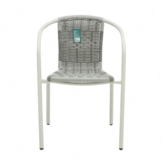 soleil kursi teras / CHAIR STEEL WICKER HONEY BROWN / kursi coffe / kursi taman / kursi outdoor