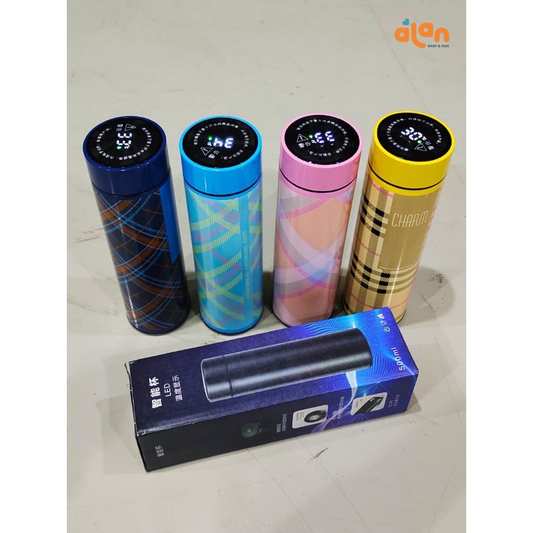 Termos Suhu LED Motif Random 500ml - Termos Minum