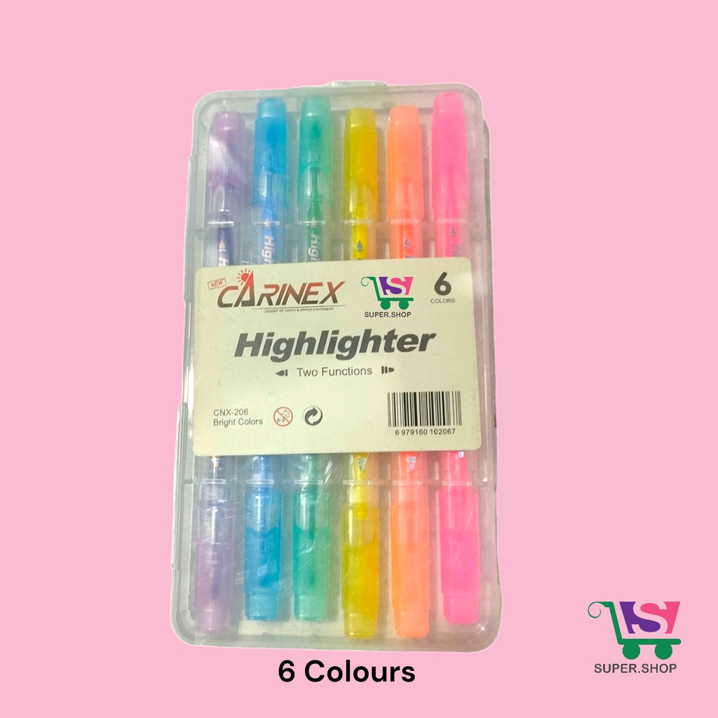 Highlighter Stabilo Spidol 2in1 (isi 6 warna)