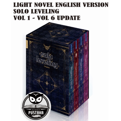 [ENGLISH] BUKU LIGHT NOVEL SOLO LEVELING VOLUME 1-8 UPDATE - CHUGONG YEN PRESS [ORIGINAL]