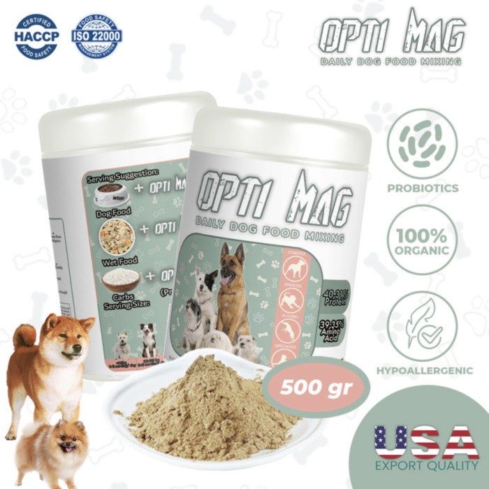 ⭐BISA COD⭐ Optimag opti mag multivitamin suplemen anjing daily dog food mixing