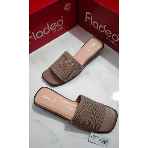 Sandal teplek wanita merk fladeo (LDT 286-1 RMVMCA)